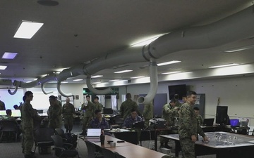 Iwakuni Marines and JGSDF run base defense operations center for Active Shield 26