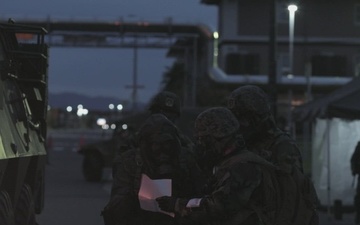 U.S. Marines and JGSDF members respond to a simulated CBRN attack during exercise Active Shield 26