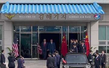 U.S. President Donald Trump Departs South Korea