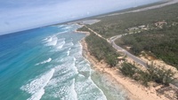Coast Guard Air Station Miami airplane crew overflies The Bahamas following Hurricane Melissa