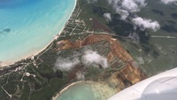 Coast Guard Air Station Miami airplane crew overflies The Bahamas following Hurricane Melissa