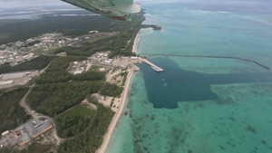 Coast Guard Air Station Miami airplane crew overflies The Bahamas following Hurricane Melissa