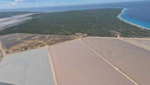 Coast Guard Air Station Miami airplane crew overflies The Bahamas following Hurricane Melissa