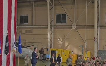 SECWAR and POTUS visit troops in Japan