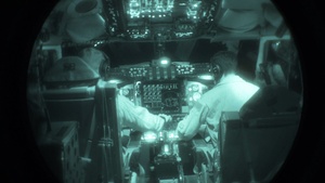 Stratotanker refuels U.S. Navy Poseidon over CENTCOM