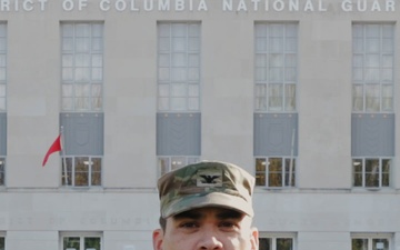 U.S. Army Col. Larry Doane, Joint Task-Force D.C. commander, speaks about maintaining financial readiness during the government shutdown