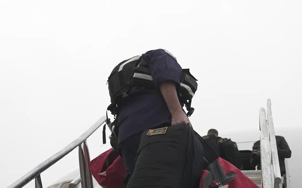 U.S. Department of State’s DART Team board Charter Flight