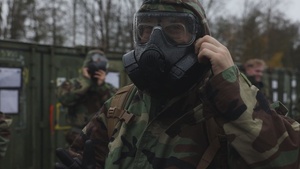 CLB-6 Marines receive CBRN Training
