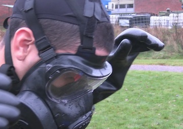 U.S. Marine Corps decontamination teams receive CBRN training