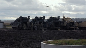 3rd Battalion, 8th Cavalry Regiment Bradley live fire