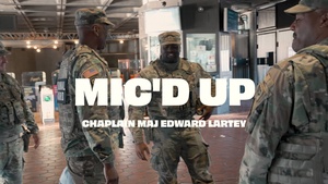 Chaplain goes mic'd up on Halloween