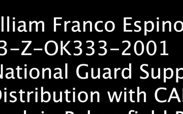 California National Guard Service Members Help Distribute Food Kits In Support of CAPK In Bakersfield, Calif.