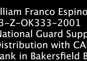 California National Guard Service Members Help Distribute Food Kits In Support of CAPK In Bakersfield, Calif.