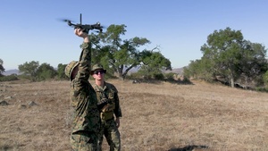 B-Roll: U.S. Marines conduct final test during small attack drone operator course