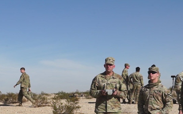 First Team sUAS Drone NTC Rotation B-Roll Package