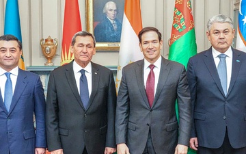 Secretary Rubio delivers remarks at the C5+1 welcome reception