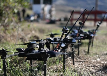 B-Roll: Live-Fire Massed Drone Kinetic Strike