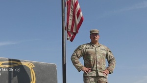 Maj. Daniel Copeland sends Veterans Day message from Overseas