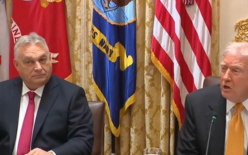 President Trump Participates in a Bilateral Lunch with the Prime Minister of Hungary
