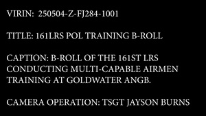 B-Roll: 161st Logistics Readiness Squadron airmen train to be multi-capable