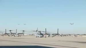 B-Roll: VMM-165 (Rein.) Marines Arrive to Yuma for RUT