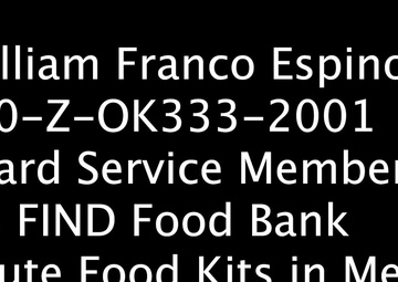 Cal Guard Service Members Support FIND Food Bank Distribute Food Kits at Mecca, Calif.