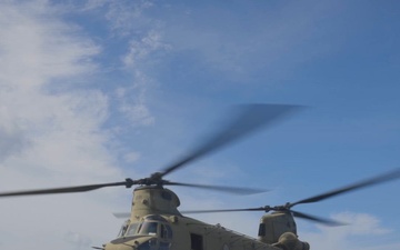 22nd MEU(SOC) | CH-47 Refueling Aboard the USS San Antonio