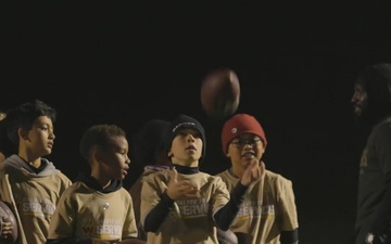 Washington Commanders Military Youth Football Clinic