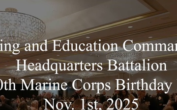 TECOM and Headquarters Battalion’s 250th Marine Corps Birthday Ball