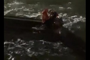 Coast Guard rescues father and son from overturned vessel in Columbia River