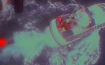 Coast Guard medevacs patient from sailboat in heavy seas off Oregon coast