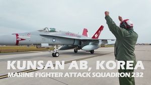 VMFA-232 conducts flight operations at Kunsan Air Base