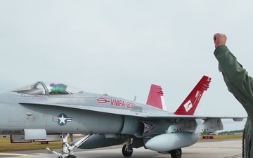 VMFA-232 conducts flight operations at Kunsan Air Base