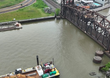 Cleveland W. Pier Repair Aerial Imagery