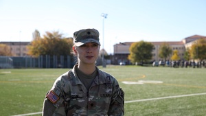 US Army Spc. Abigail M. Bentle discusses K9H2F program