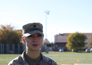 US Army Spc. Abigail M. Bentle discusses K9H2F program