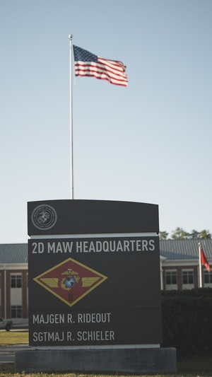 U.S. Marines with Marine Wing Headquarters Squadron conduct 250-mile relay run (vertical b-roll)