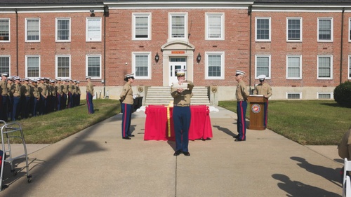 U.S. Marine Corps 250TH Birthday Cake Cutting Ceremony Quantico