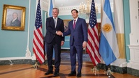 Secretary of State Marco A. Rubio meets with Argentine Foreign Minister Pablo Quirno
