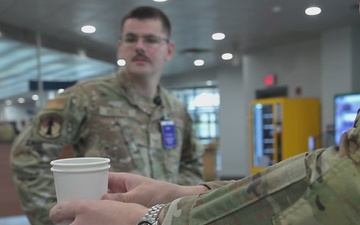 USO farewell at Osan passenger terminal