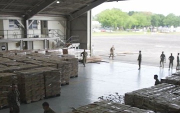 U.S. Marines, Philippine Marines Deliver Family Food Packs to During Foreign Disaster Relief Operations