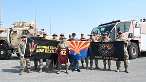 Arizona State University salute to service shoutout
