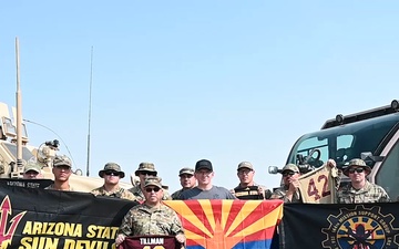 Arizona State University salute to service shoutout