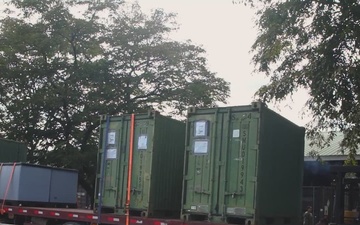 MRF-SEA Quadrant Containers Arrive Ahead of Foreign Disaster Relief Operations at Camp Aguinaldo