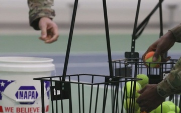 Service Members help with Special Olympics program