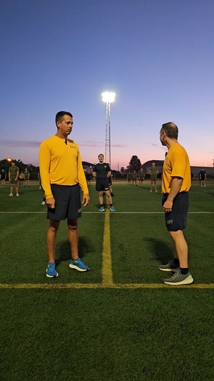 Naval Station Rota Navy 250 Plank Challenge