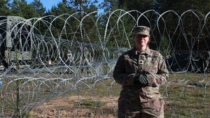 U.S. Army MP commander discusses working with NATO allies on detainee holding area training
