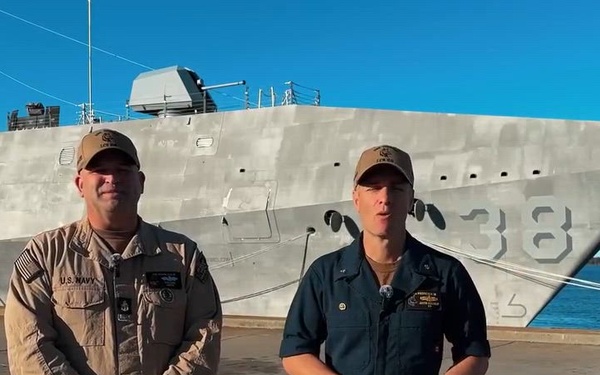 USS Pierre (LCS 38) Commissioning Virtual Tour