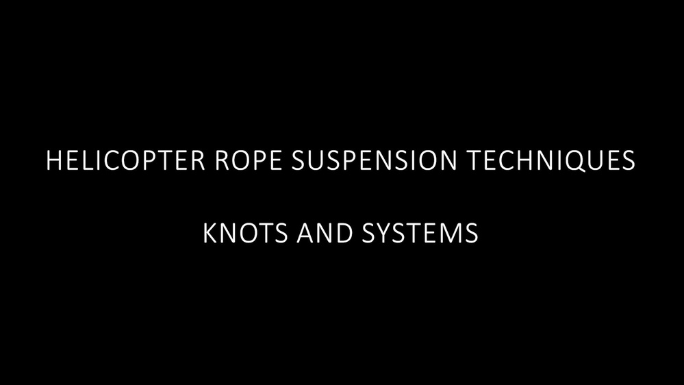 DVIDS - Video - EOTG HRST Knot and Rope Systems Training Video