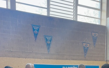 U.S. Military and Family Members Participate in NFL Pre-Game Ceremony